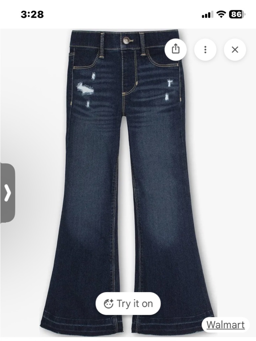 wonder nation Dark Wash Flare Jegging